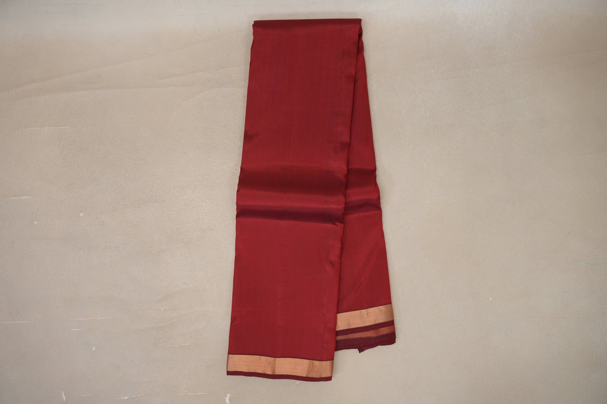 Deep Red Light Weight Kanjivaram Silk Saree