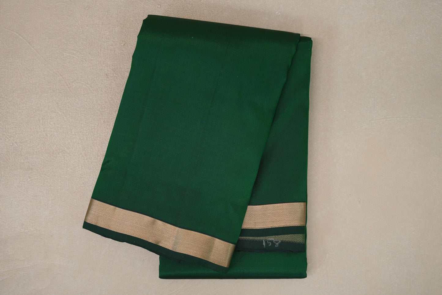 Bottle Green Light Weight Kanjivaram Silk Saree 