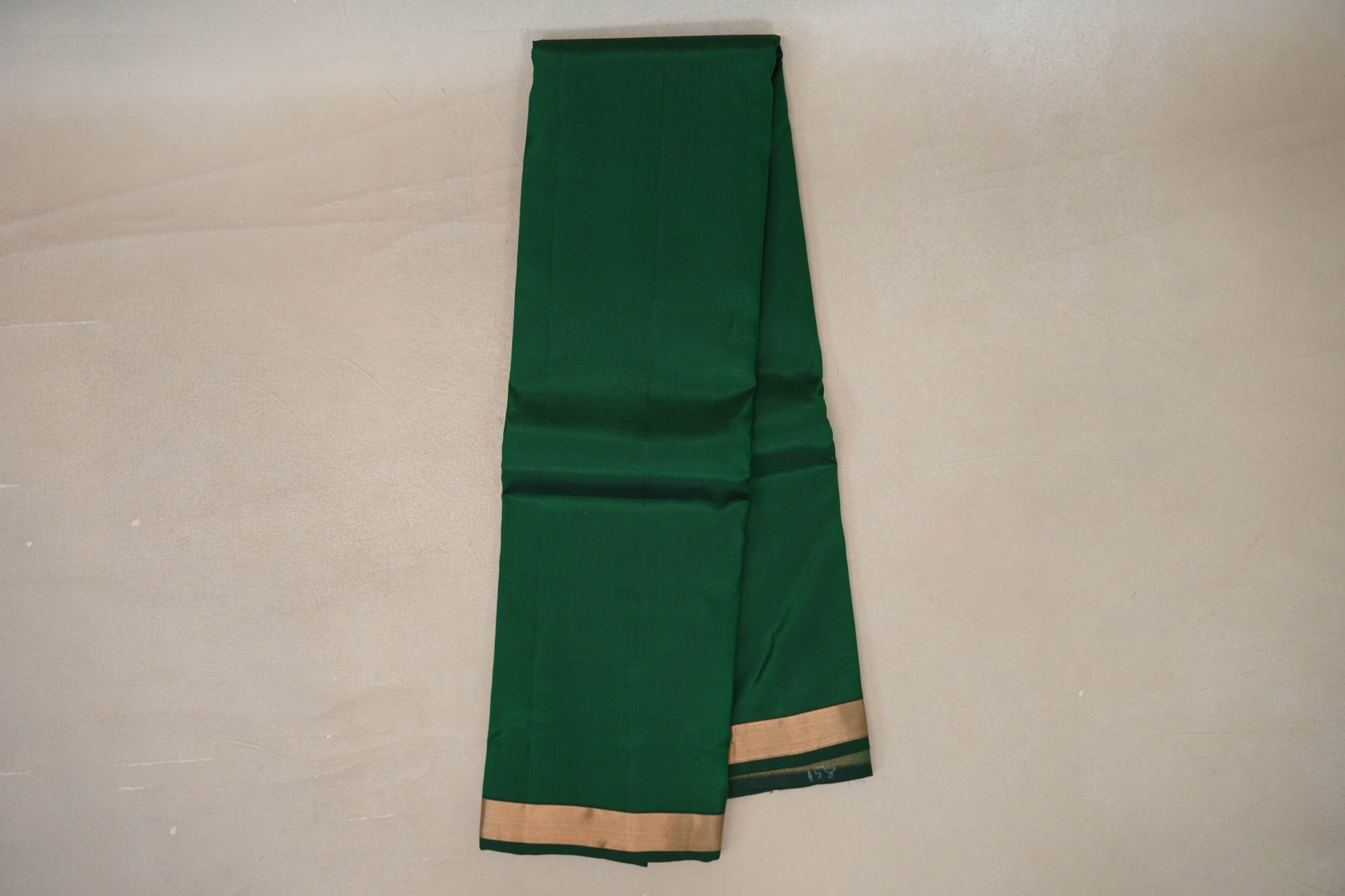 Bottle Green Light Weight Kanjivaram Silk Saree 
