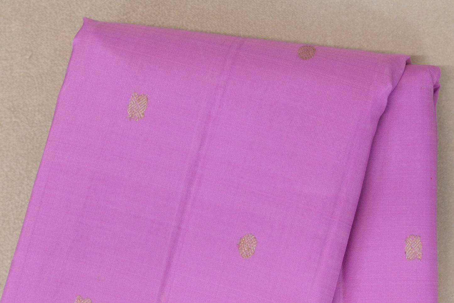 Lavender Pink with Deep Purple Borders Vintage Kanjivaram Silk Saree body