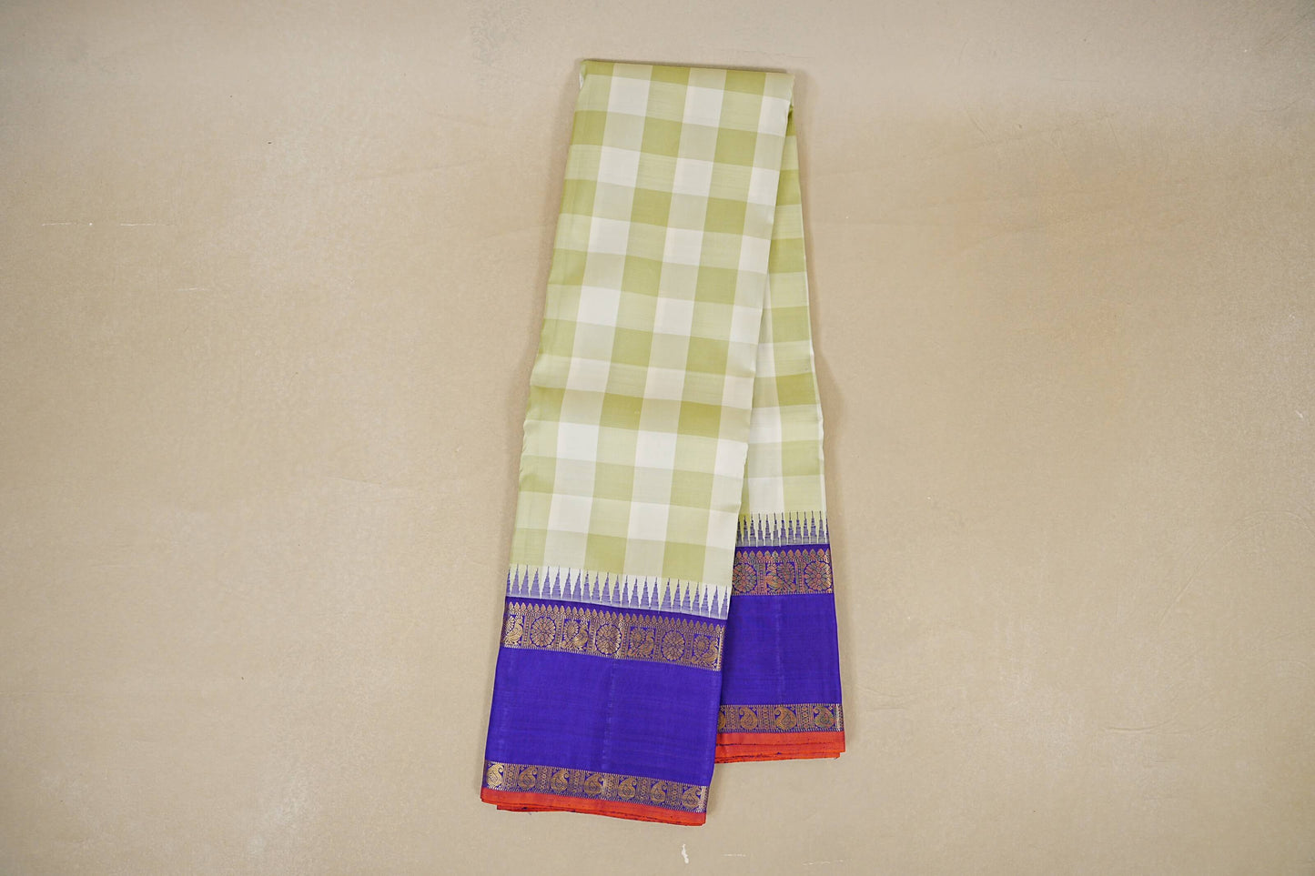 Pista Green Kanjivaram Silk Saree online