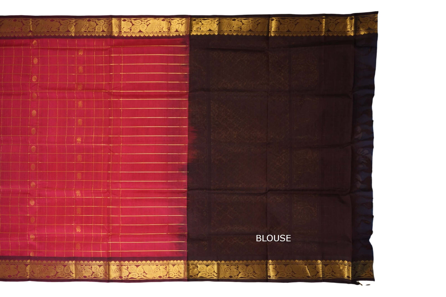 vintage silk cotton saree blouse