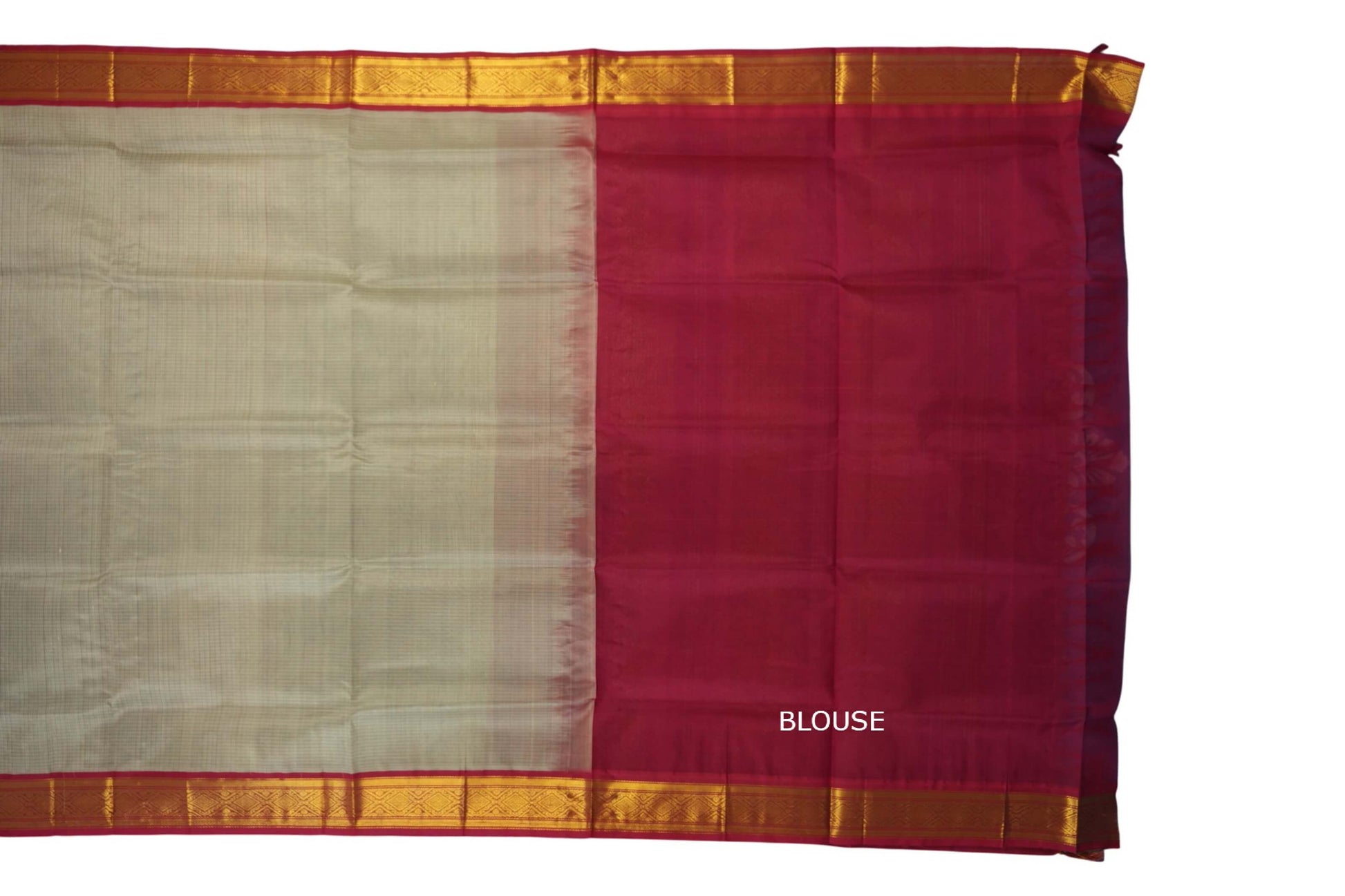vintage silk cotton saree blouse
