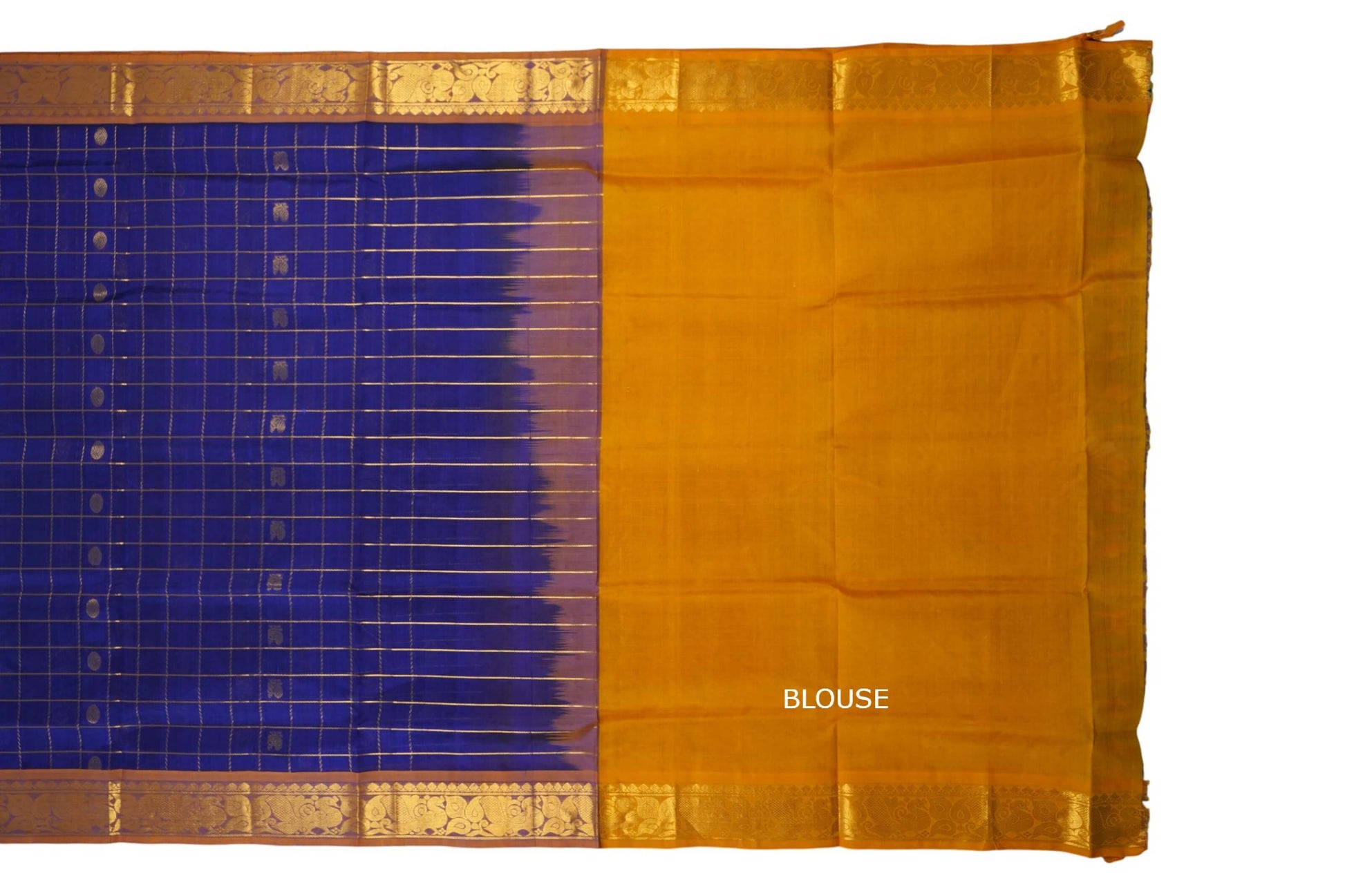 vintage silk cotton saree blouse