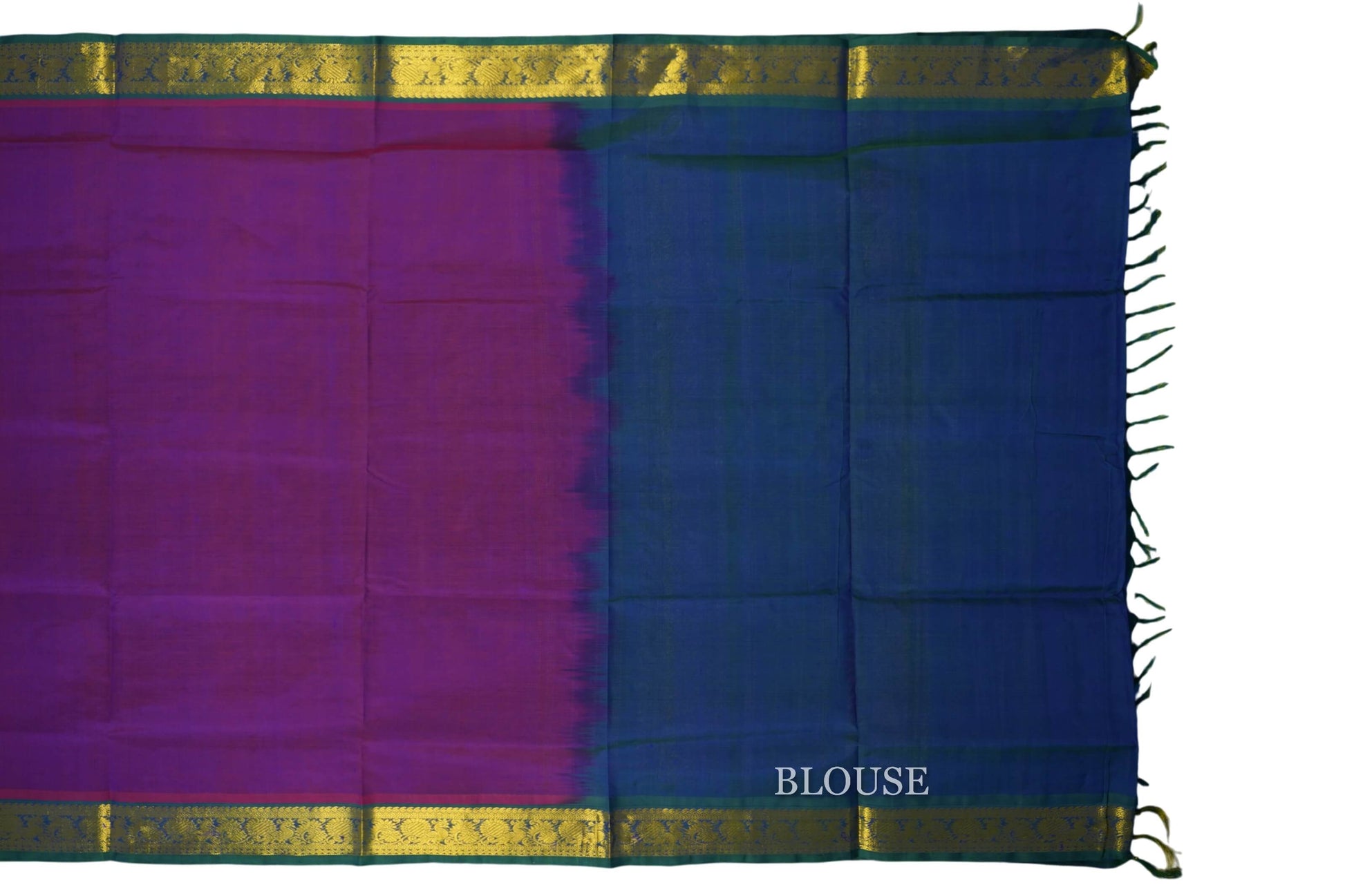 vintage silk cotton saree blouse