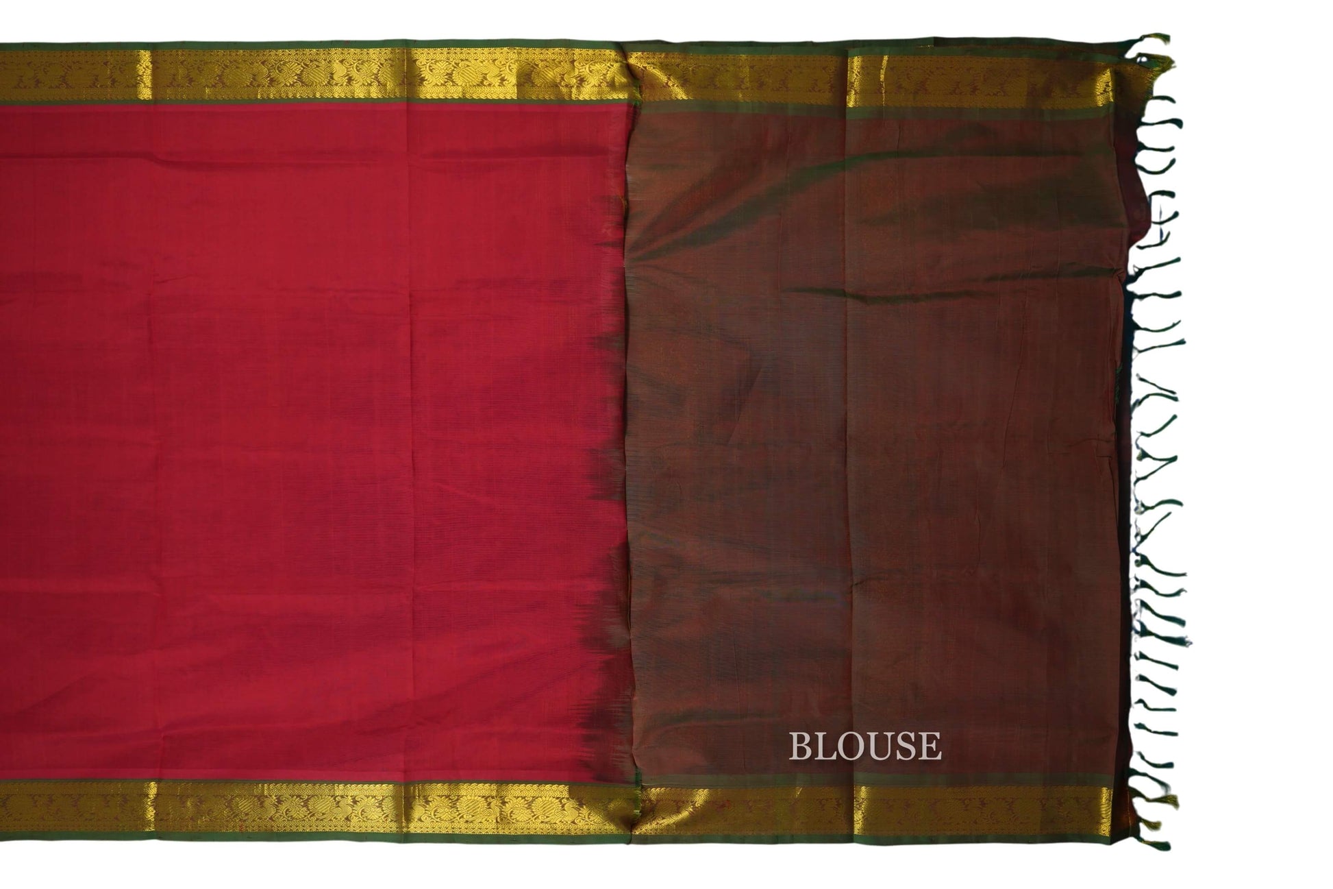 vintage silk cotton saree blouse