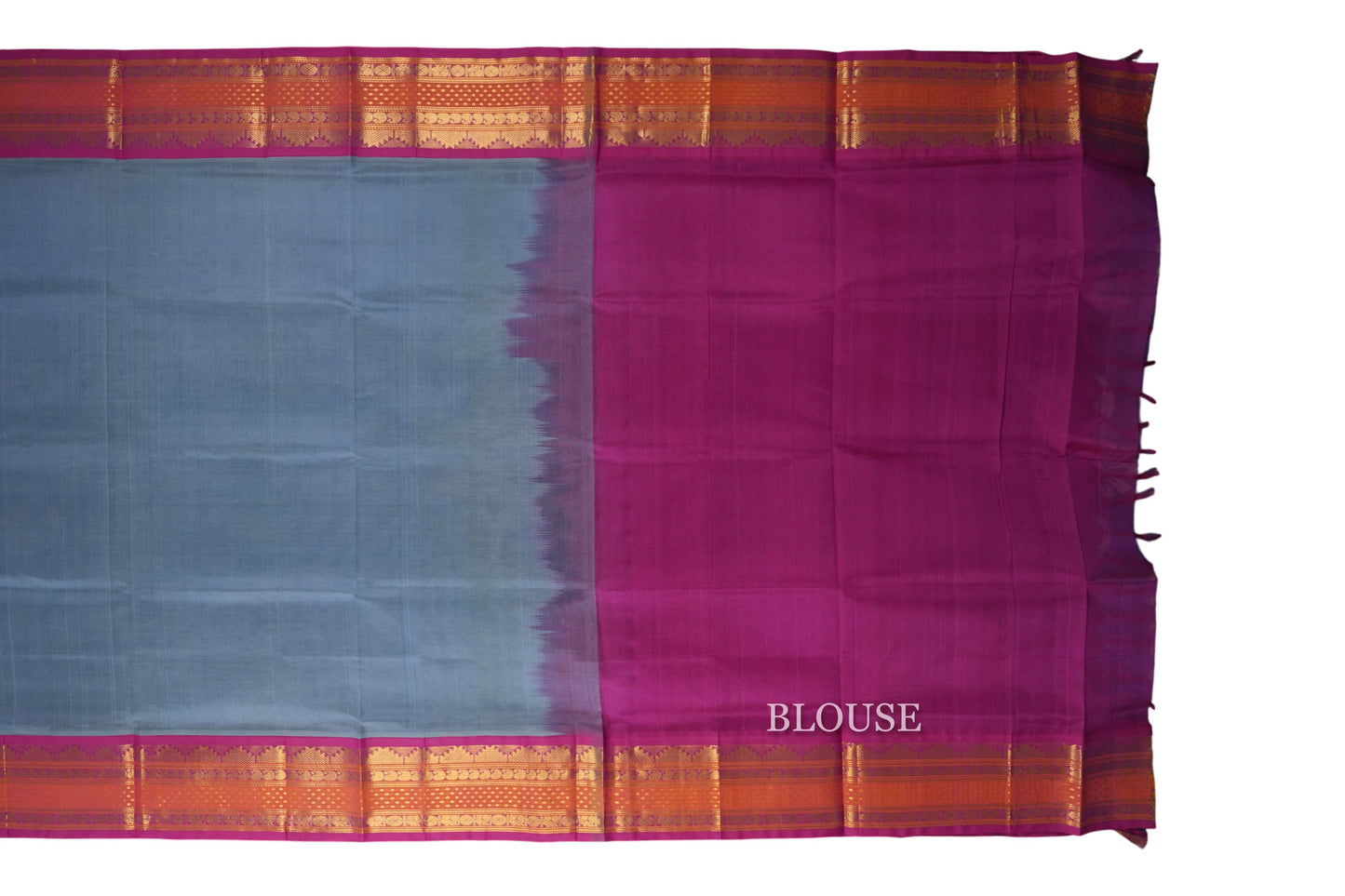 vintage silk cotton saree blouse