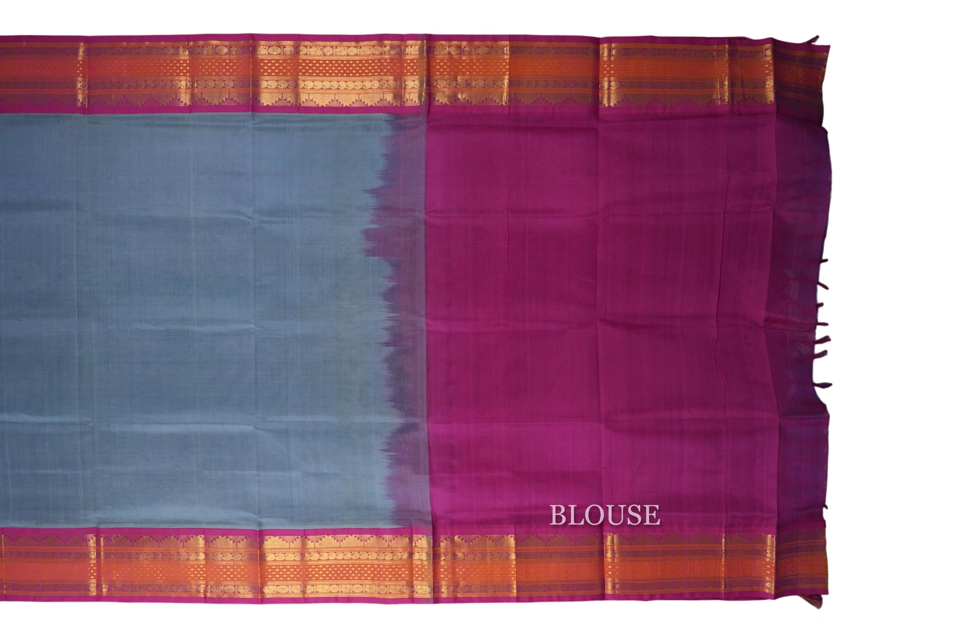 vintage silk cotton saree blouse