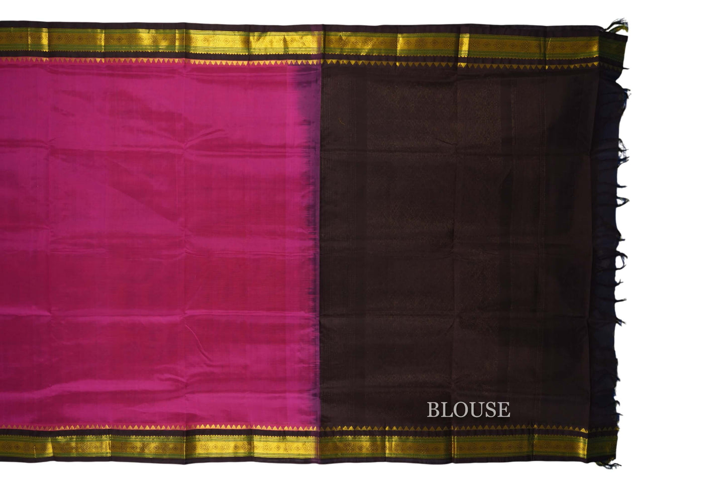 vintage silk cotton saree blouse