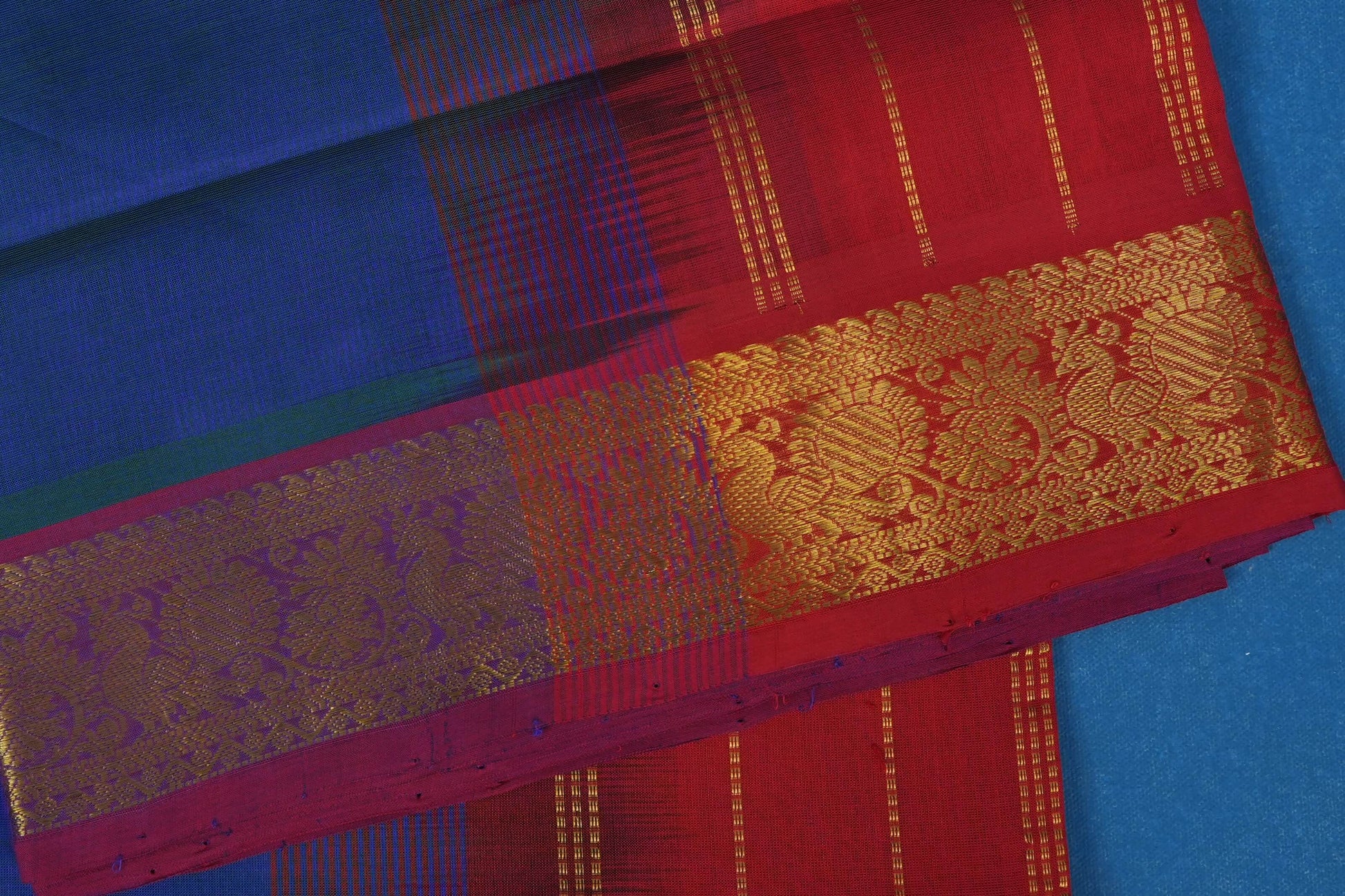 plain vintage silk cotton saree