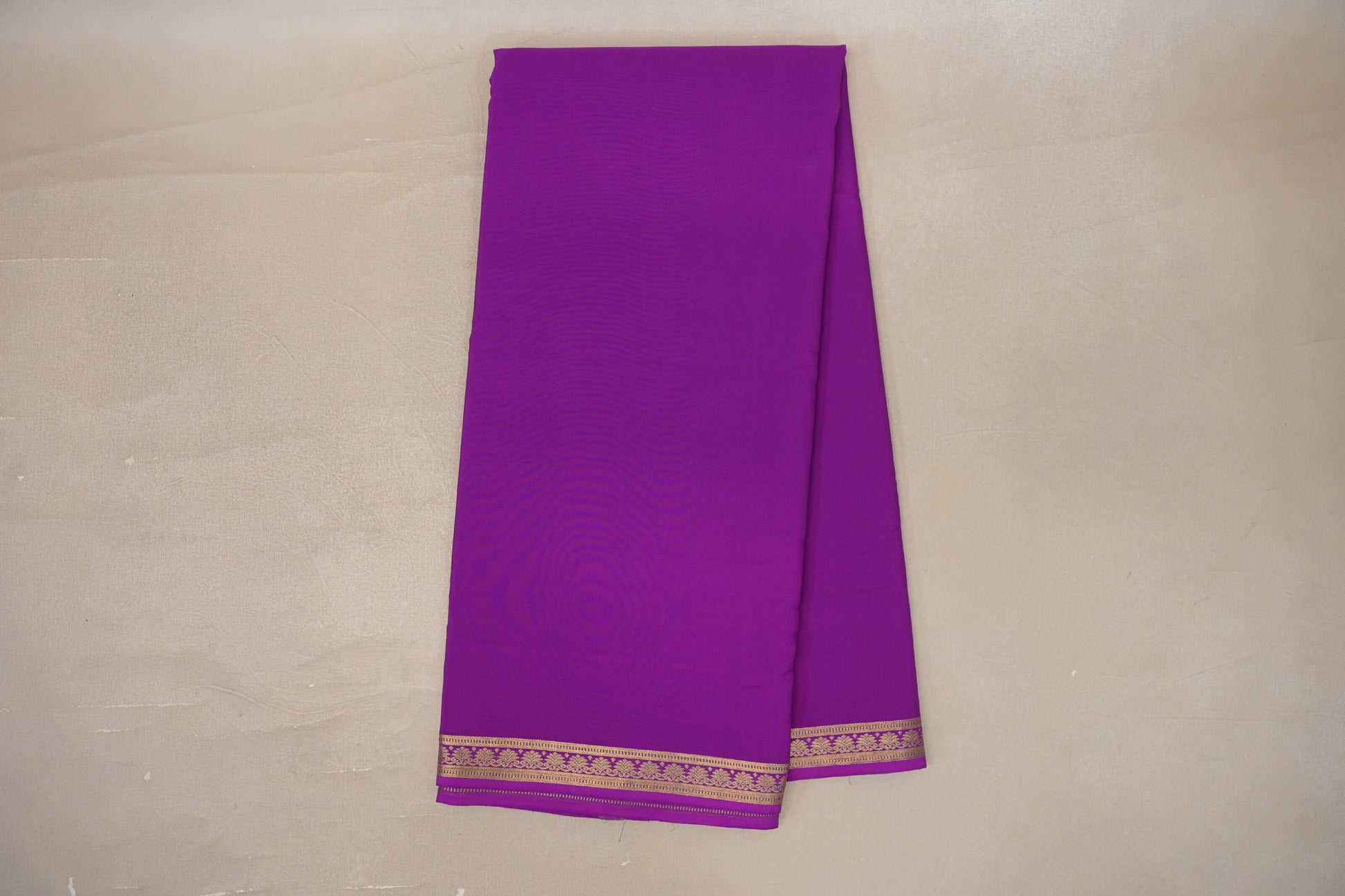 Online Magenta Purple Mysore Silk Saree