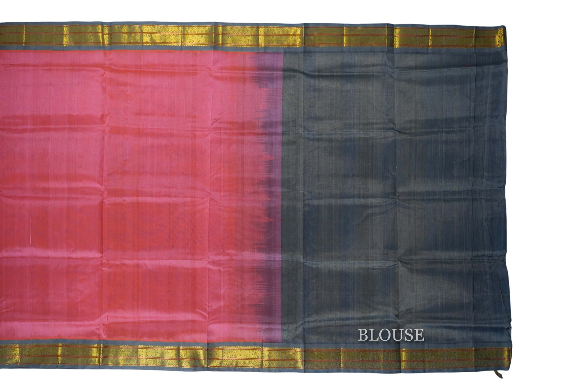 vintage silk cotton saree blouse