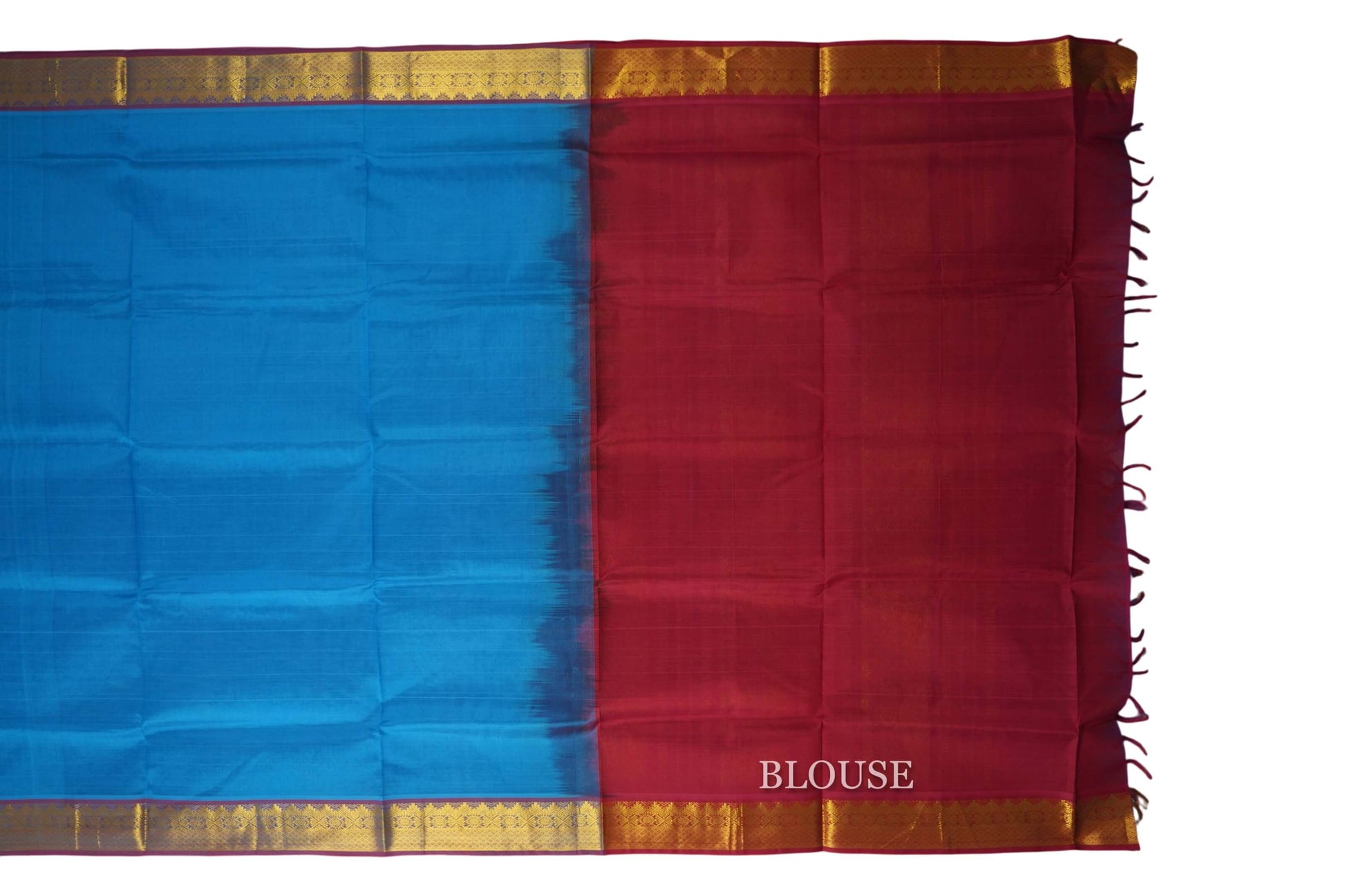 vintage silk cotton saree blouse