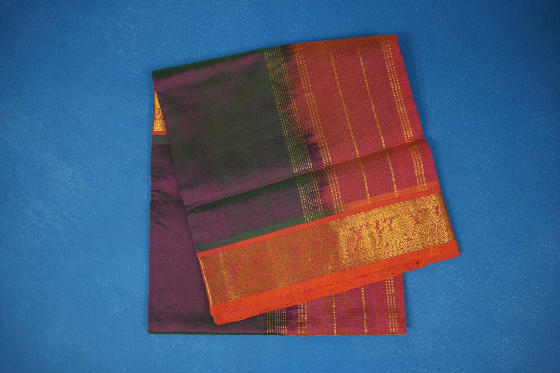 Manthulir vintage silk cotton saree