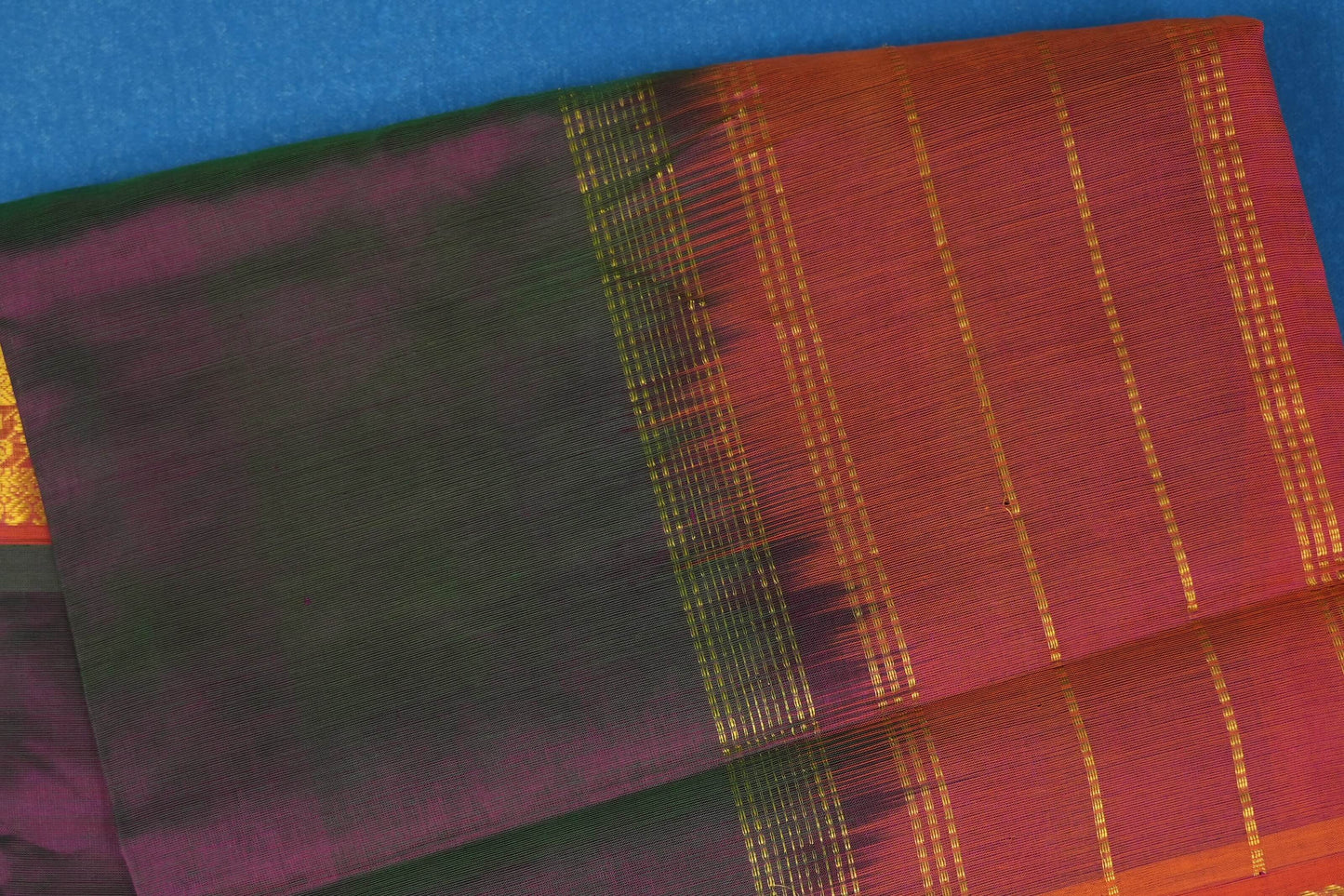 plain vintage silk cotton saree