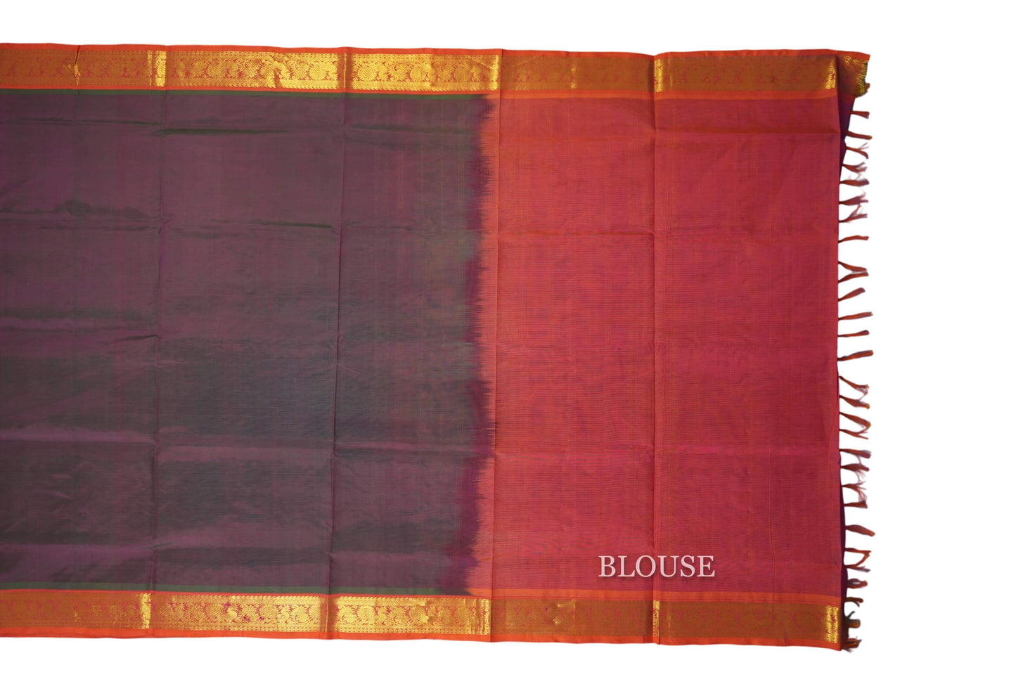 vintage silk cotton saree blouse