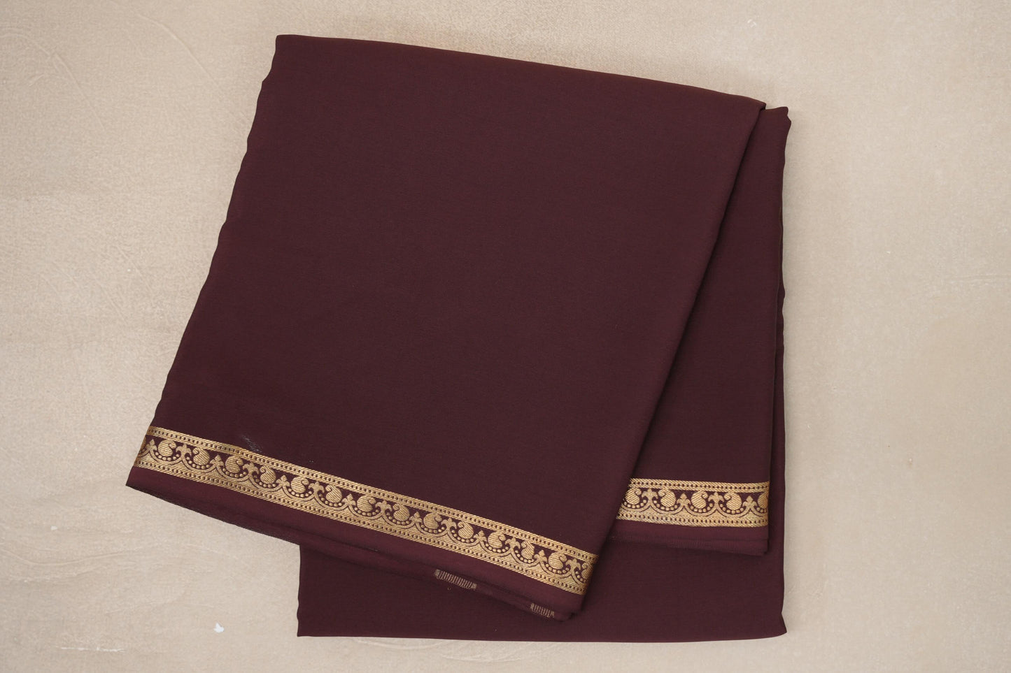 Coffee Brown Mysore Silk Saree