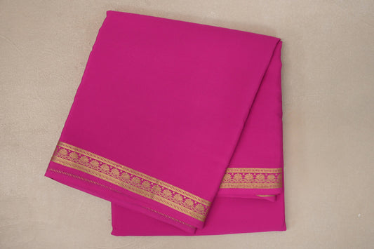 Bright Pink CSG Mysore Silk Saree SS9782