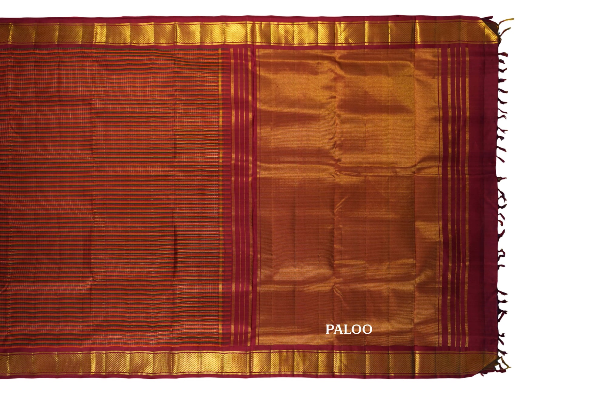 ten yards madisar silk saree paloo