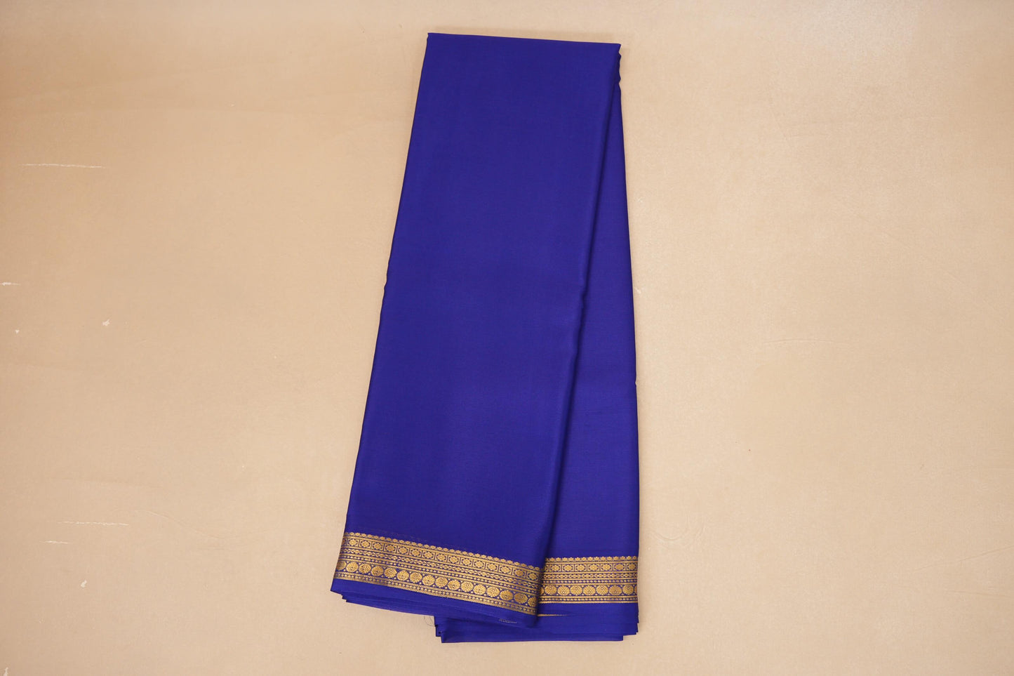 Deep Royal Blue Mysore Silk Saree  online