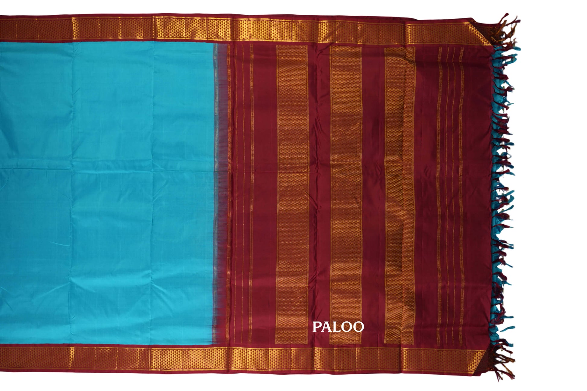 ten yards madisar silk saree paloo