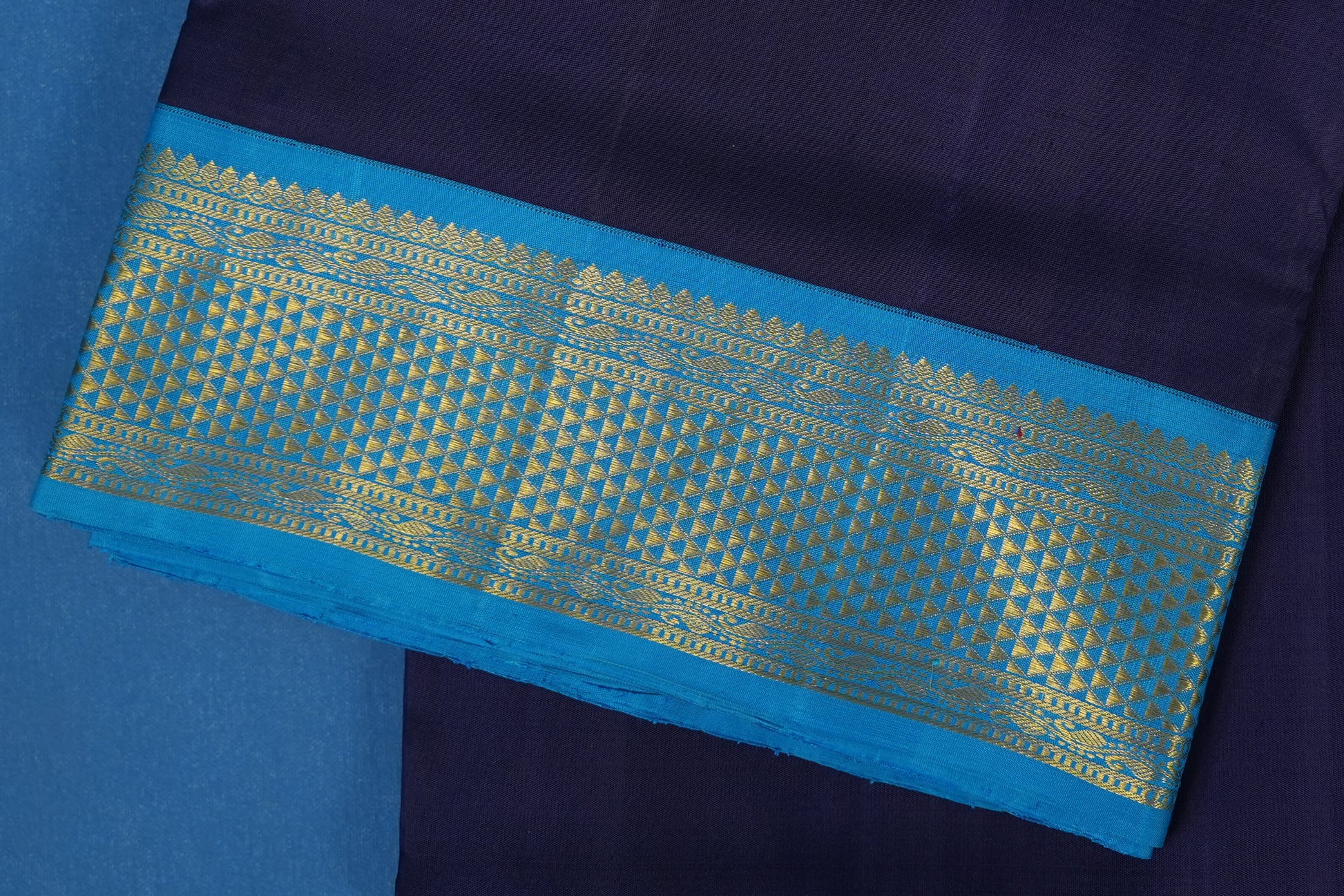 Plain ten yards madisar silk saree