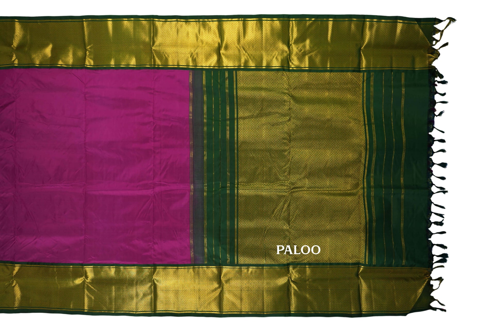ten yards madisar silk saree paloo
