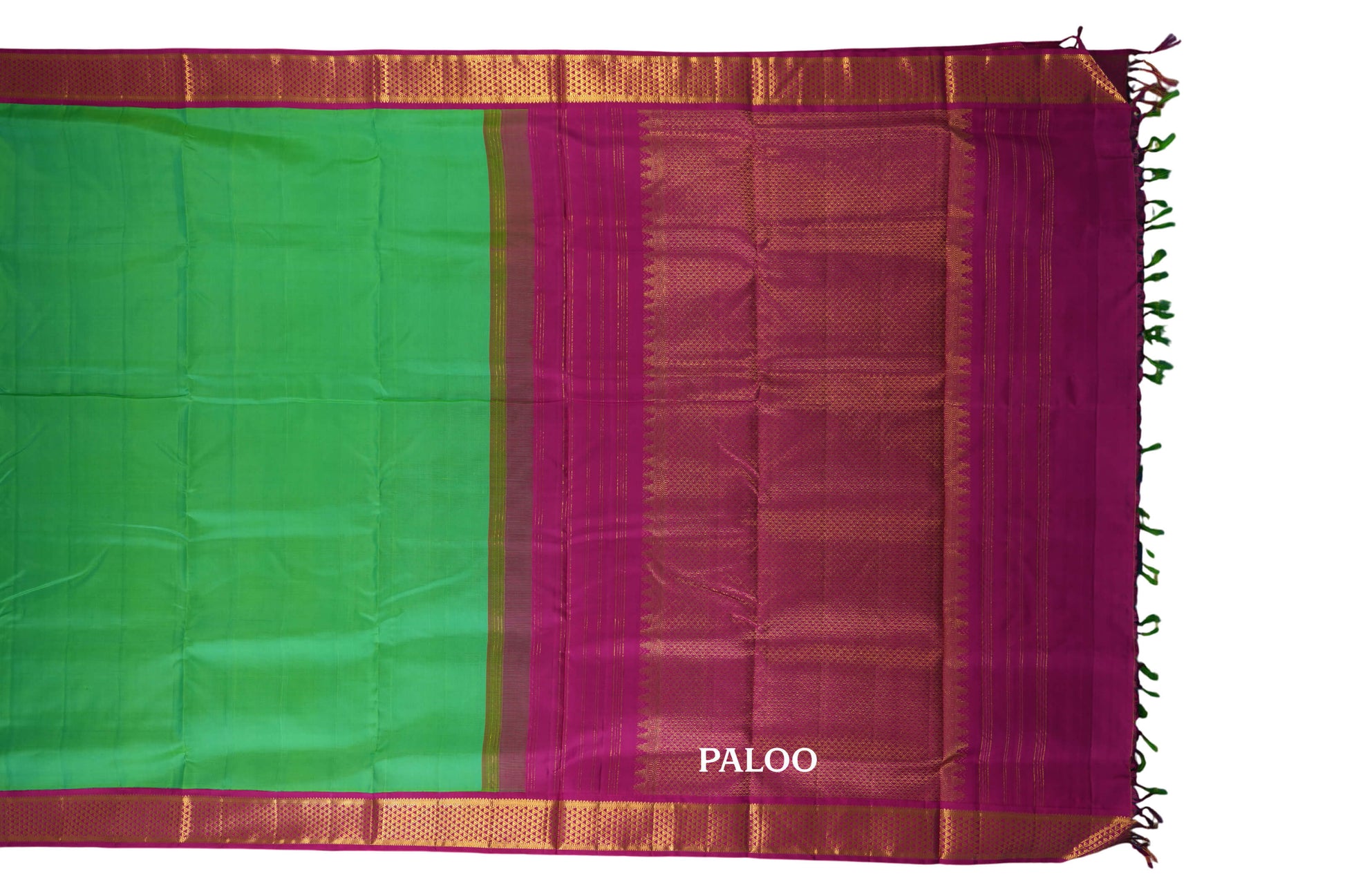 ten yards madisar silk saree paloo