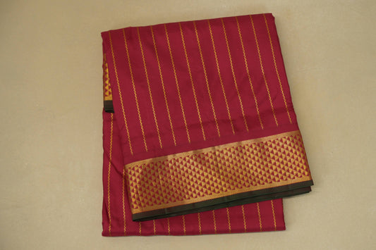 folded Deep Red Ten yards Beldhary silk 