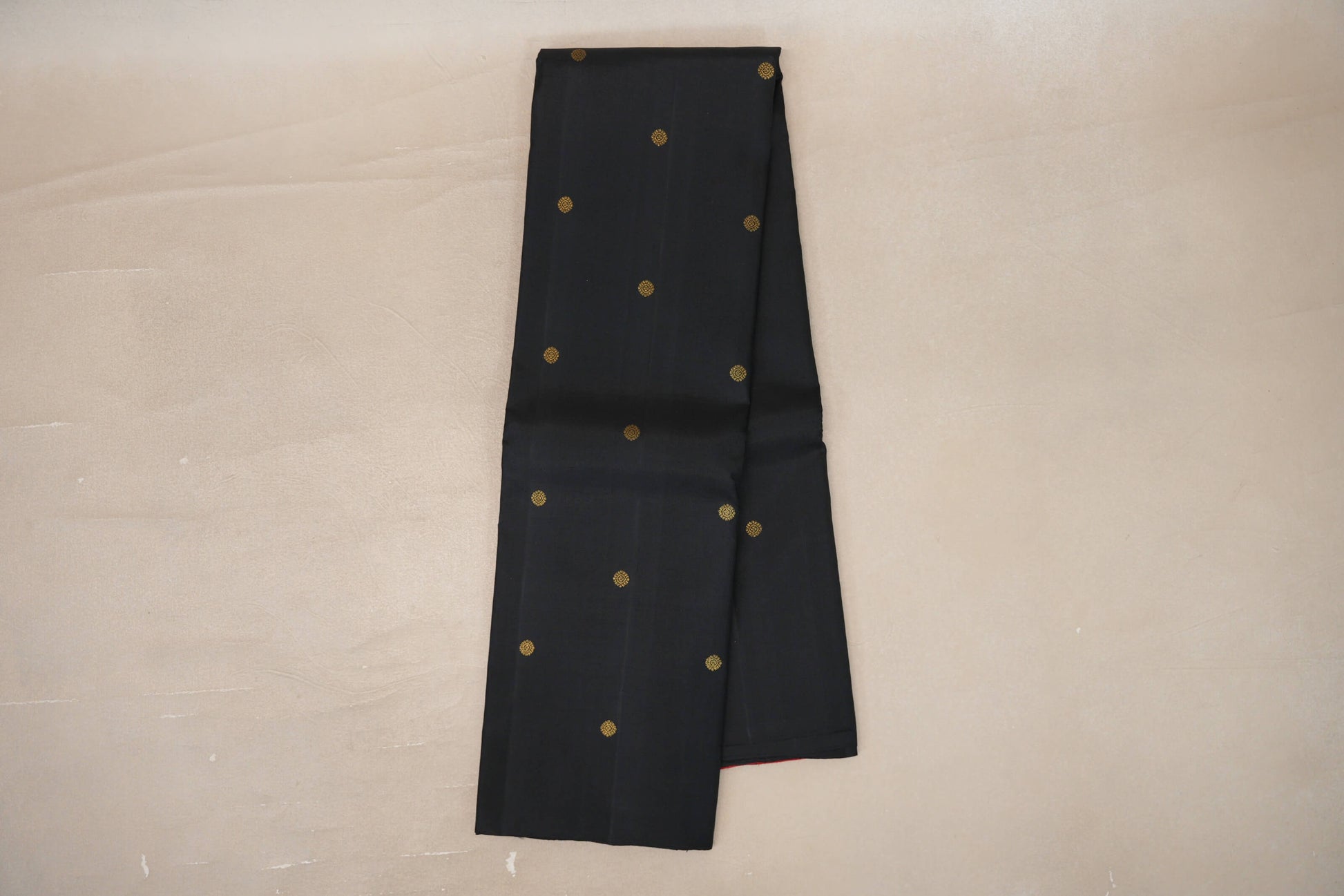 Online Borderless Black Vintage Kanjivaram Silk Saree