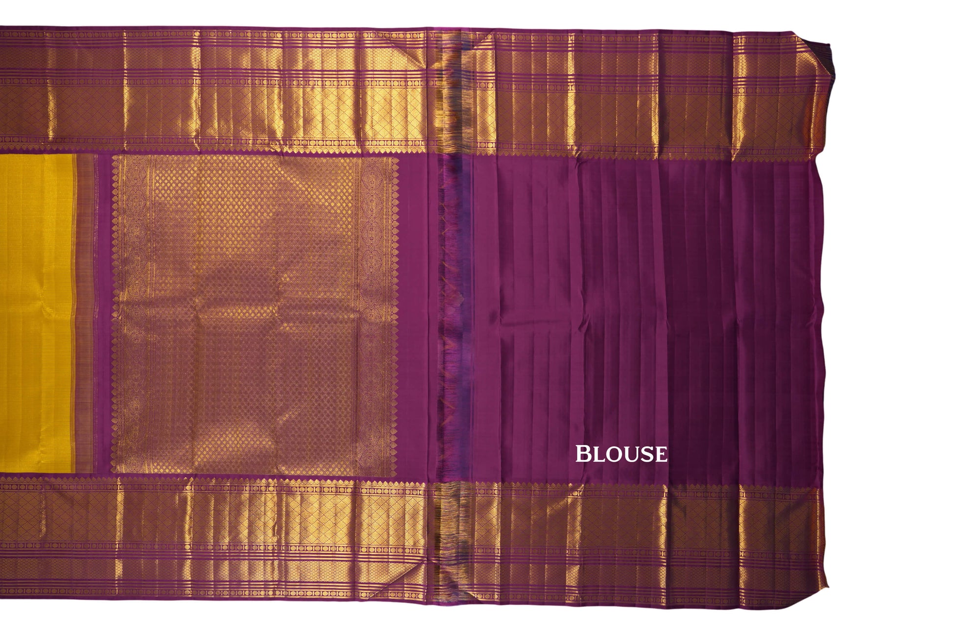 vintage kanjivaram silk saree blouse