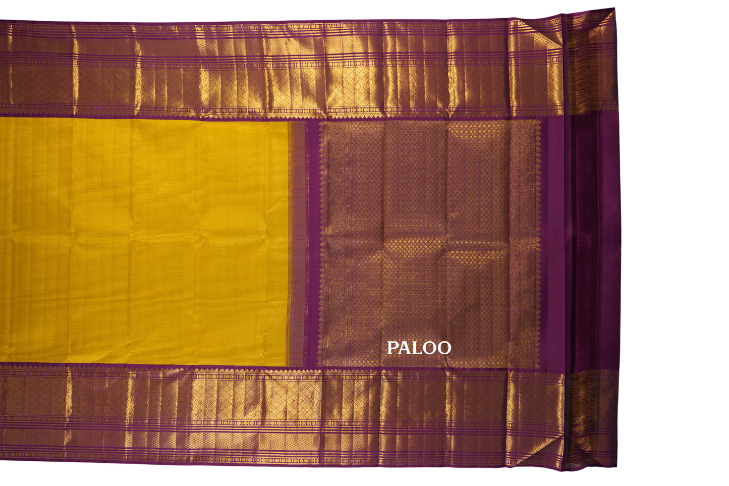 vintage kanjivaram silk saree paloo