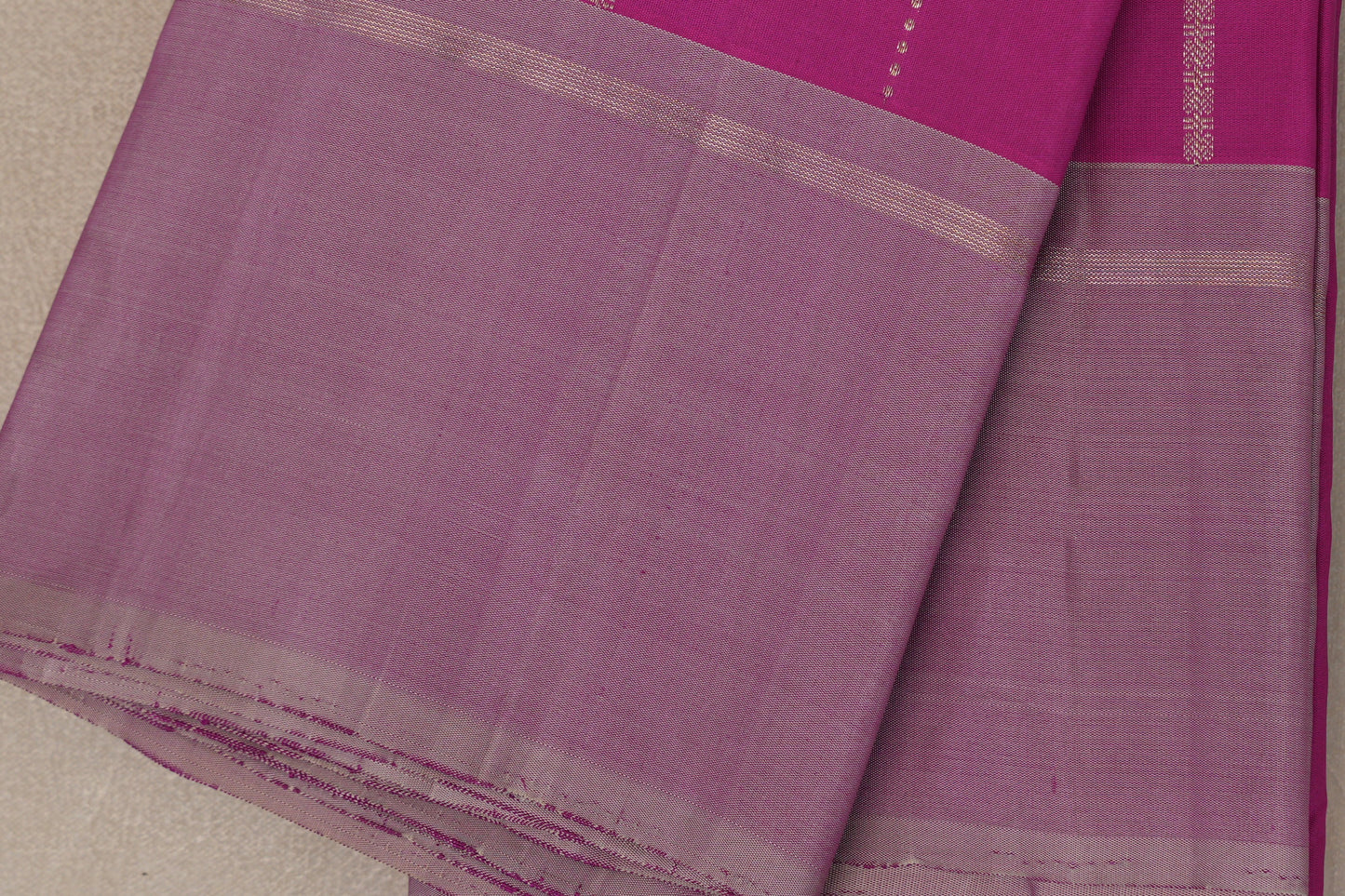 Magenta pink Vintage Kanjivaram Silk Saree SS9836