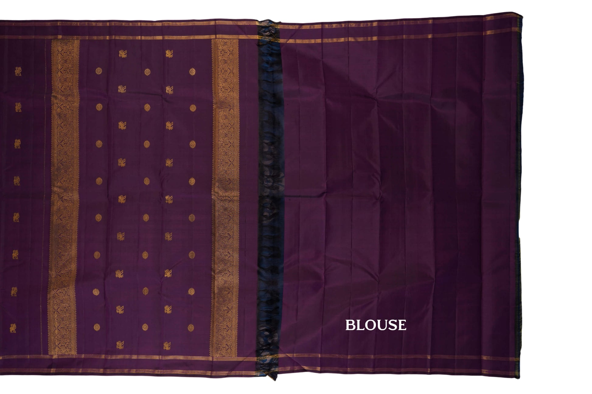 vintage kanjivaram silk saree blouse