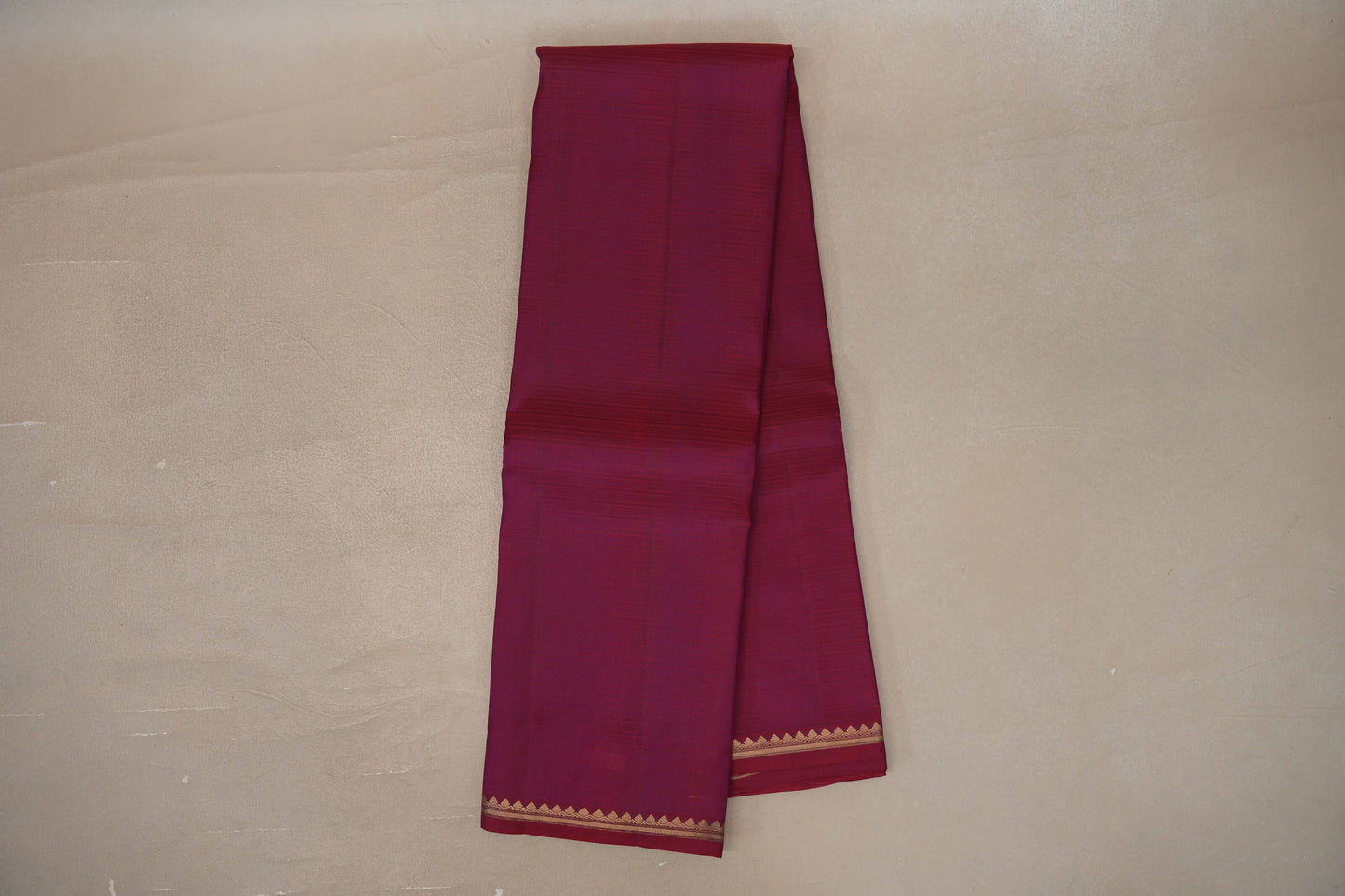 Dual Tone of Red & Purple Light Weight Kanjivaram Silk Saree