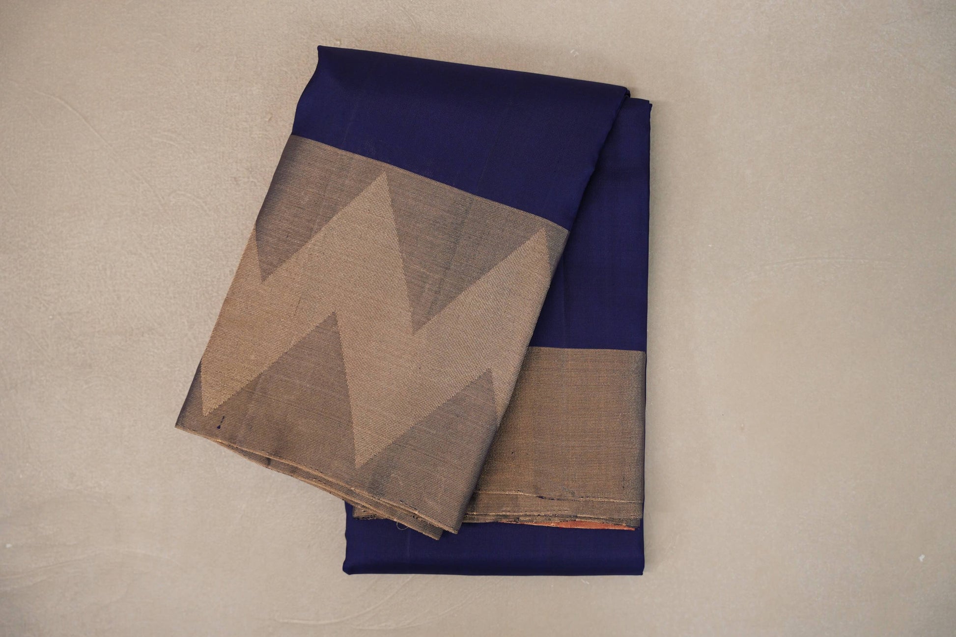 Navy Blue Light Weight Kanjivaram Silk Saree 