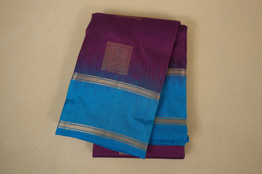 Magenta light weight kanjivaram silk saree