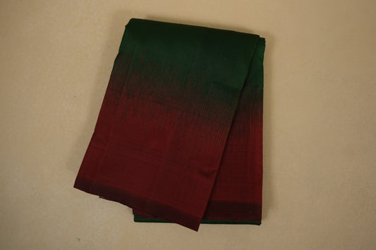 Bottle green light weight kanjivaram silk saree