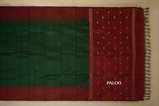 light weight kanjivaram silk saree paloo
