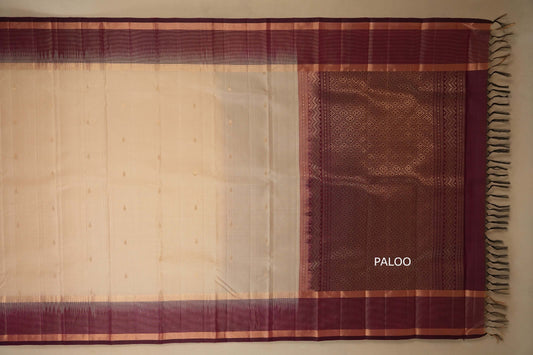 light weight kanchipuram silk saree  paloo