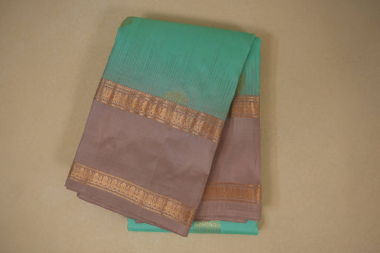Rama blue light weight kanchipuram silk saree 