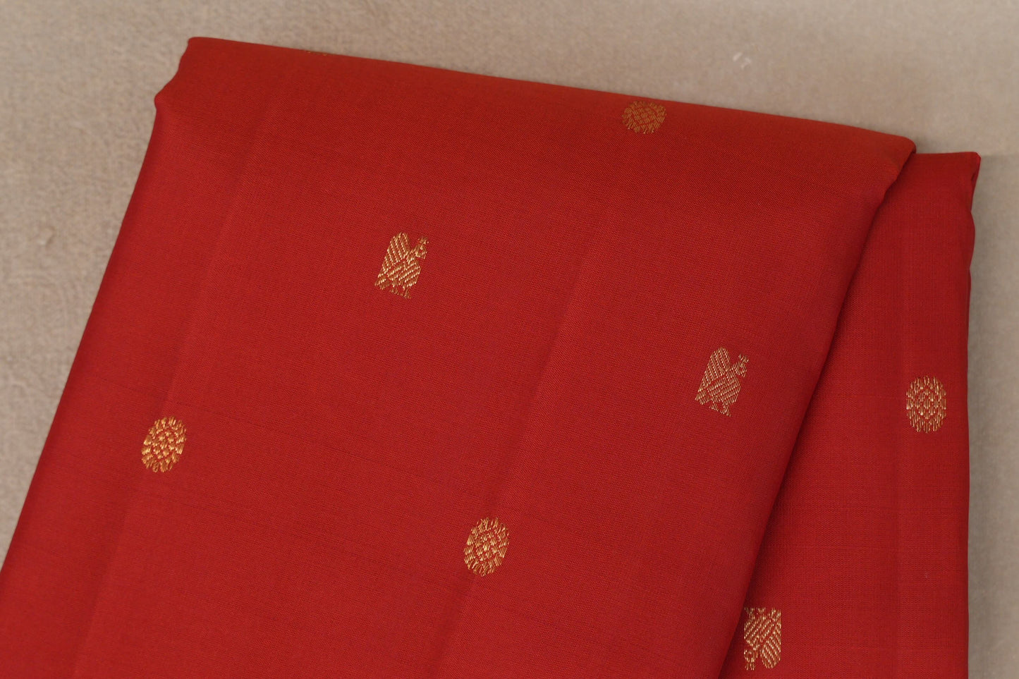 Chilli Red with Maroon with Rani Pink Selvedge Borders Vintage Kanjivaram Silk Saree body