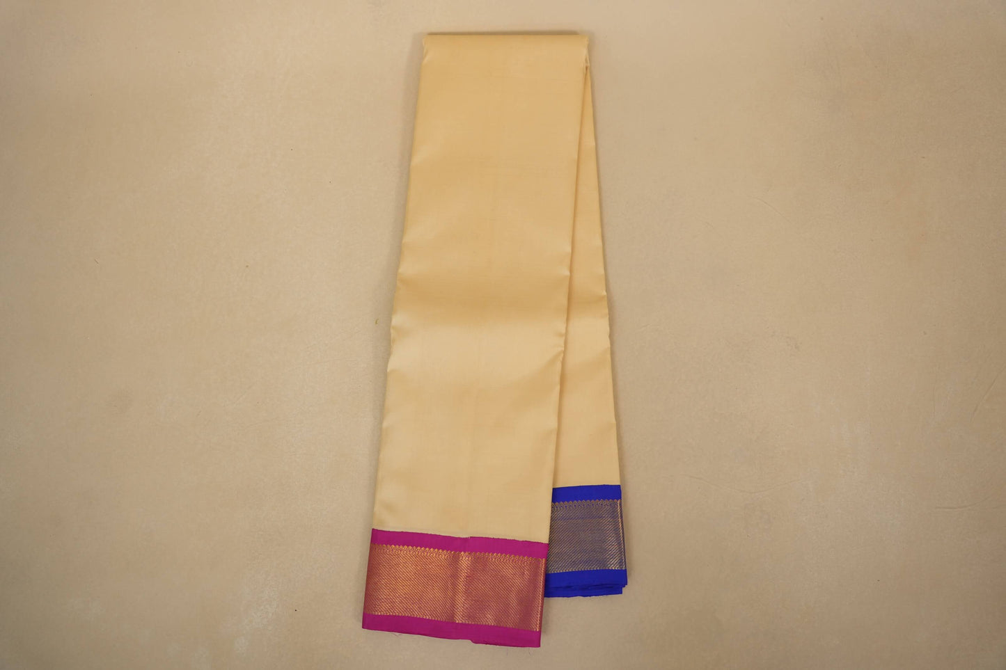Off White Vintage kanchipram Silk Saree