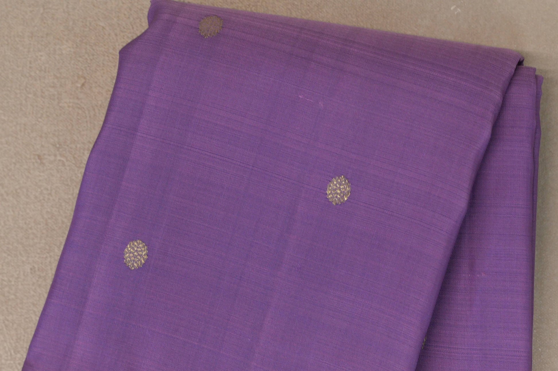 Lavender blue with Turquoise Blue borders Vintage Kanjivaram Silk Saree