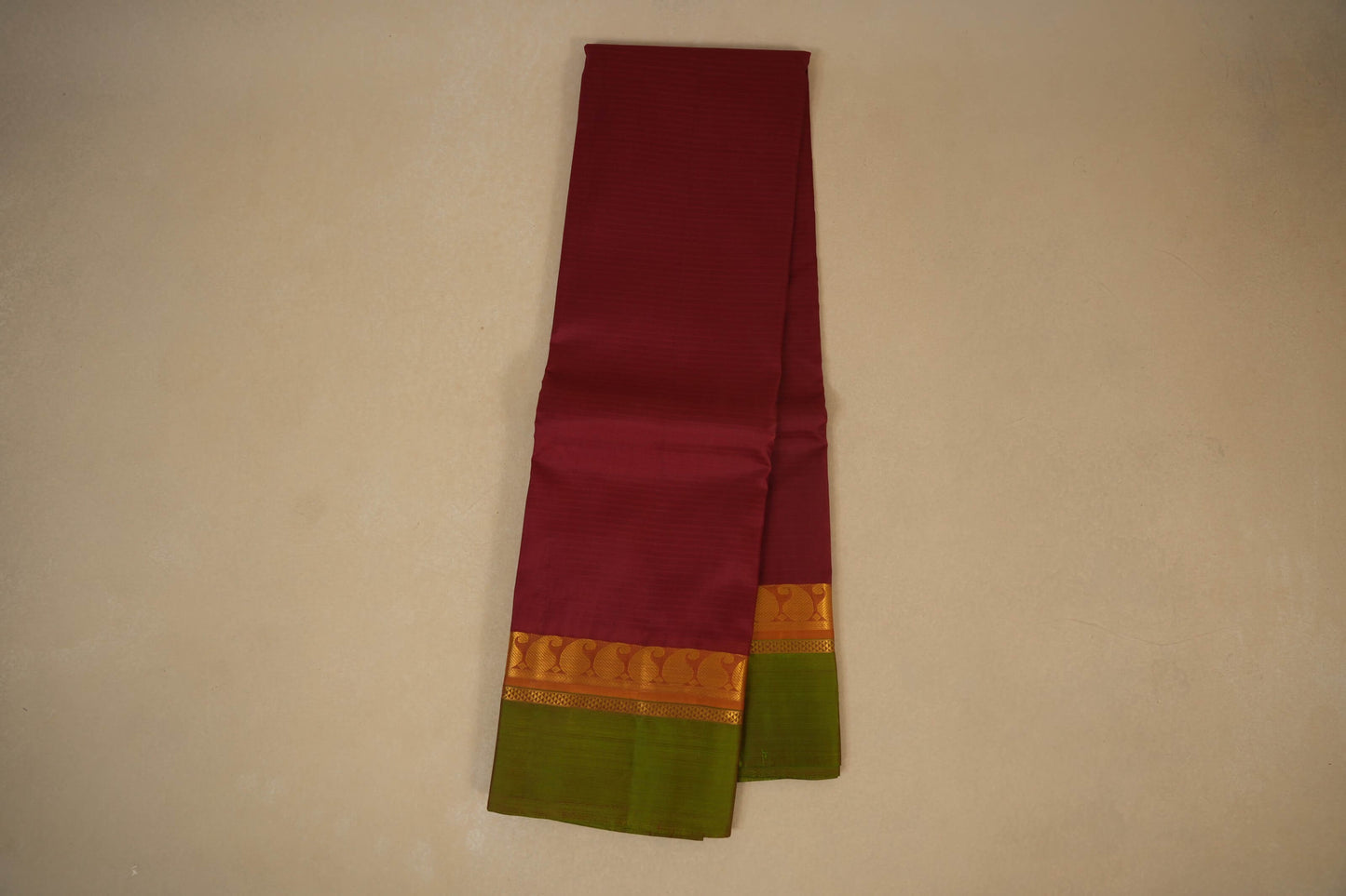 maroon kanchivaram silk saree