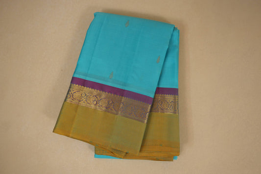 Sky Blue Lightweight Kanjivaram Silk Saree
