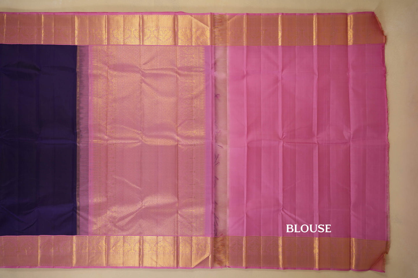 vintage kanjivaram silk saree blouse