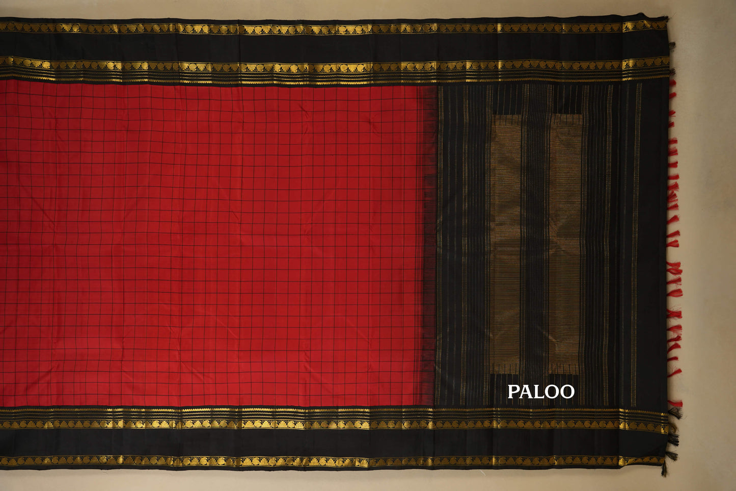 vintage kanjivaram silk saree paloo