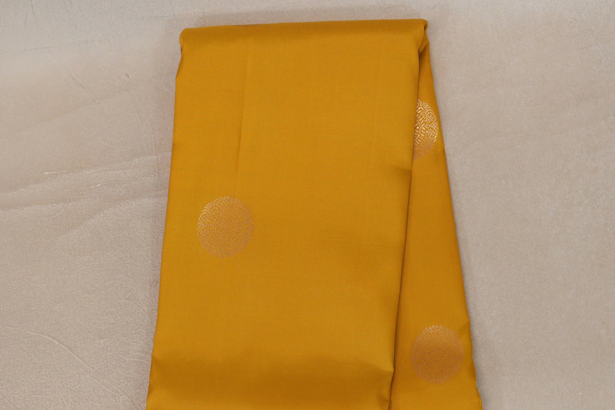 Lemon Yellow with Pinkish Red Borders Soft Silk Saree body