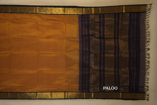 vintage silk cotton saree paloo